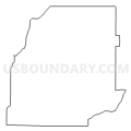 Census Tract 9502, Clay County, Arkansas (Light Gray Border)