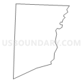 Census Tract 42.20, Pulaski County, Arkansas (Light Gray Border)