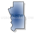 Census Tract 4806, Arkansas County, Arkansas (Radial Fill with Shadow)