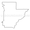 Census Tract 4801, Greene County, Arkansas (Light Gray Border)