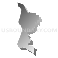 Census Tract 26.06, Santa Barbara County, California (Gray Gradient Fill with Shadow)