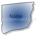 Census Tract 30.01, Santa Barbara County, California (Radial Fill with Shadow)