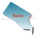 Census Tract 422.06, Orange County, California (Blue Gradient Fill with Shadow)