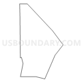 Census Tract 761.02, Orange County, California (Light Gray Border)
