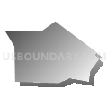 Census Tract 5120.22, Santa Clara County, California (Gray Gradient Fill with Shadow)