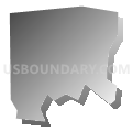 Census Tract 5120.30, Santa Clara County, California (Gray Gradient Fill with Shadow)
