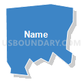 Census Tract 5120.30, Santa Clara County, California (Solid Fill with Shadow)