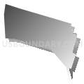 Census Tract 5091.08, Santa Clara County, California (Gray Gradient Fill with Shadow)
