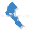 Census Tract 5123.05, Santa Clara County, California (Solid Fill with Shadow)