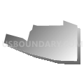 Census Tract 5087.04, Santa Clara County, California (Gray Gradient Fill with Shadow)
