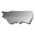 Census Tract 5069, Santa Clara County, California (Gray Gradient Fill with Shadow)