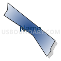 Census Tract 5107, Santa Clara County, California (Radial Fill with Shadow)