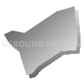 Census Tract 5119.15, Santa Clara County, California (Gray Gradient Fill with Shadow)