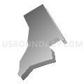 Census Tract 5008, Santa Clara County, California (Gray Gradient Fill with Shadow)