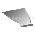 Census Tract 5033.29, Santa Clara County, California (Gray Gradient Fill with Shadow)