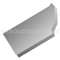 Census Tract 5016, Santa Clara County, California (Gray Gradient Fill with Shadow)