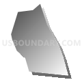 Census Tract 5031.08, Santa Clara County, California (Gray Gradient Fill with Shadow)