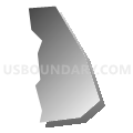 Census Tract 5031.23, Santa Clara County, California (Gray Gradient Fill with Shadow)