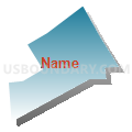 Census Tract 5024, Santa Clara County, California (Blue Gradient Fill with Shadow)