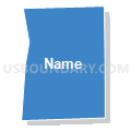 Census Tract 5063.02, Santa Clara County, California (Solid Fill with Shadow)
