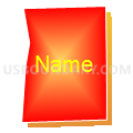 Census Tract 5063.02, Santa Clara County, California (Bright Blending Fill with Shadow)