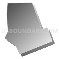 Census Tract 5125.08, Santa Clara County, California (Gray Gradient Fill with Shadow)