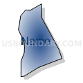 Census Tract 5029.02, Santa Clara County, California (Radial Fill with Shadow)