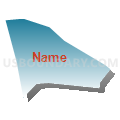 Census Tract 5045.05, Santa Clara County, California (Blue Gradient Fill with Shadow)