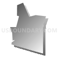 Census Tract 5047, Santa Clara County, California (Gray Gradient Fill with Shadow)