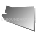 Census Tract 5048.06, Santa Clara County, California (Gray Gradient Fill with Shadow)