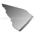 Census Tract 5051, Santa Clara County, California (Gray Gradient Fill with Shadow)