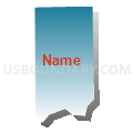 Census Tract 5026.03, Santa Clara County, California (Blue Gradient Fill with Shadow)