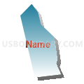 Census Tract 5044.13, Santa Clara County, California (Blue Gradient Fill with Shadow)