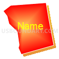 Census Tract 5044.14, Santa Clara County, California (Bright Blending Fill with Shadow)