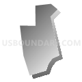Census Tract 5045.07, Santa Clara County, California (Gray Gradient Fill with Shadow)