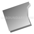 Census Tract 5030.03, Santa Clara County, California (Gray Gradient Fill with Shadow)