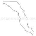 Census Tract 1542.01, Sonoma County, California (Light Gray Border)