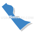Census Tract 5032.13, Santa Clara County, California (Solid Fill with Shadow)