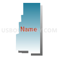 Census Tract 5082.04, Santa Clara County, California (Blue Gradient Fill with Shadow)