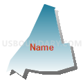 Census Tract 5068.01, Santa Clara County, California (Blue Gradient Fill with Shadow)
