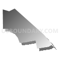 Census Tract 5119.05, Santa Clara County, California (Gray Gradient Fill with Shadow)