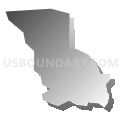 Census Tract 5119.10, Santa Clara County, California (Gray Gradient Fill with Shadow)
