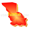 Census Tract 5119.10, Santa Clara County, California (Bright Blending Fill with Shadow)