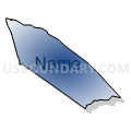 Census Tract 5120.01, Santa Clara County, California (Radial Fill with Shadow)