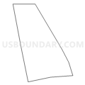 Census Tract 23.03, Tulare County, California (Light Gray Border)