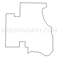 Census Tract 8, Tulare County, California (Light Gray Border)