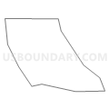 Census Tract 100.10, San Diego County, California (Light Gray Border)