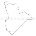 Census Tract 3.01, Mariposa County, California (Light Gray Border)