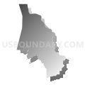Census Tract 2.01, Del Norte County, California (Gray Gradient Fill with Shadow)