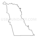 Census Tract 2.03, Del Norte County, California (Light Gray Border)